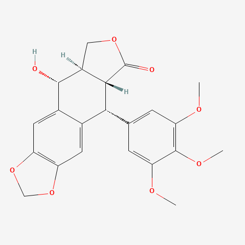 2D chemical (molecular) structure of Podophyllotoxin