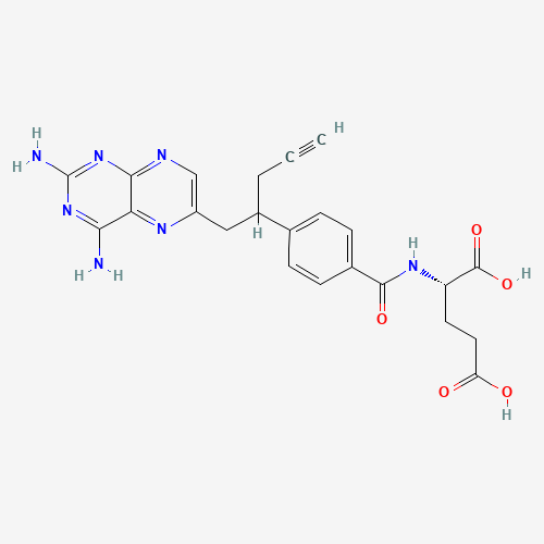 2D chemical (molecular) structure of Pralatrexate