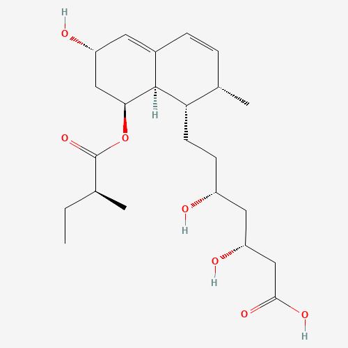 2D chemical (molecular) structure of Pravastatin