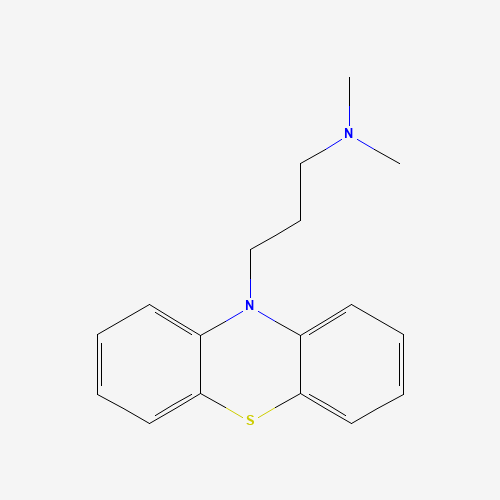 2D chemical (molecular) structure of Promazine