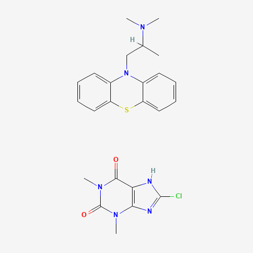 2D chemical (molecular) structure of Promethazine teoclate