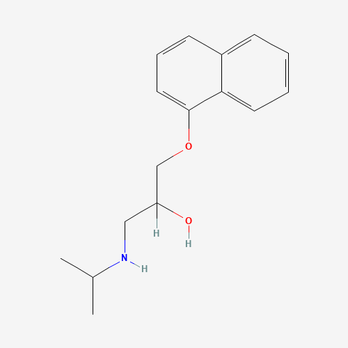2D chemical (molecular) structure of Propranolol