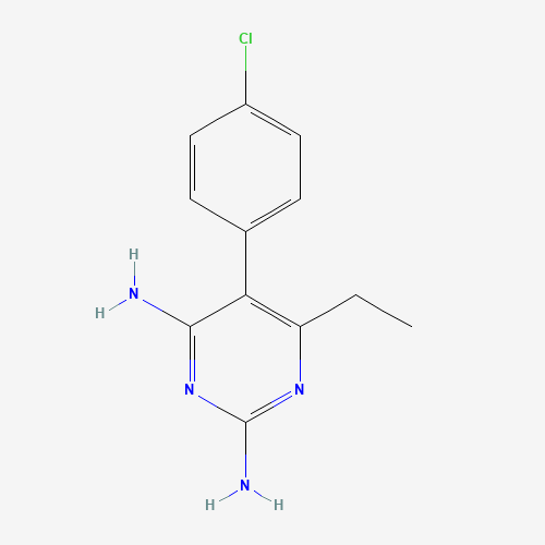 2D chemical (molecular) structure of Pyrimethamine