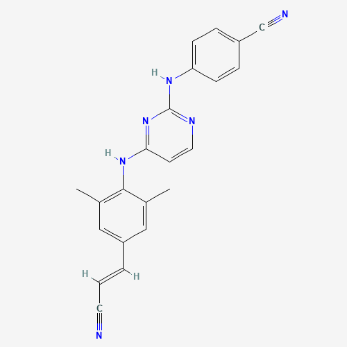 2D chemical (molecular) structure of Rilpivirine