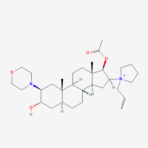 2D chemical (molecular) structure of Rocuronium