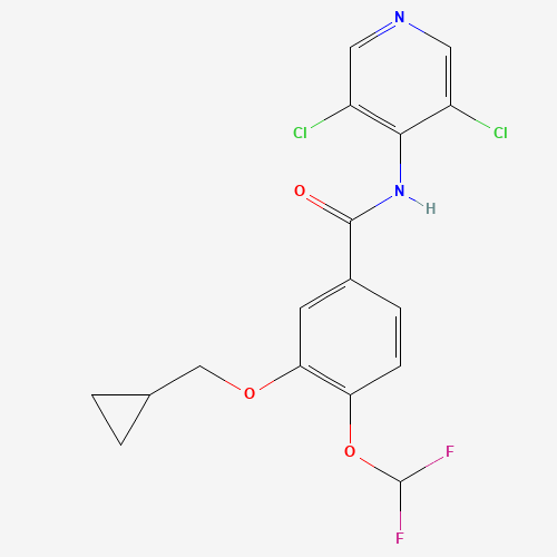 2D chemical (molecular) structure of Roflumilast