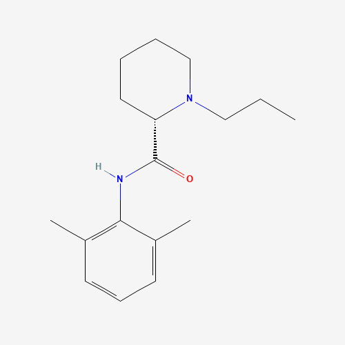 2D chemical (molecular) structure of Ropivacaine