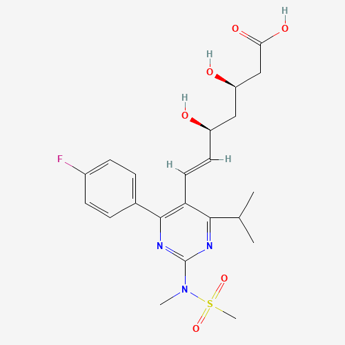 2D chemical (molecular) structure of Rosuvastatin