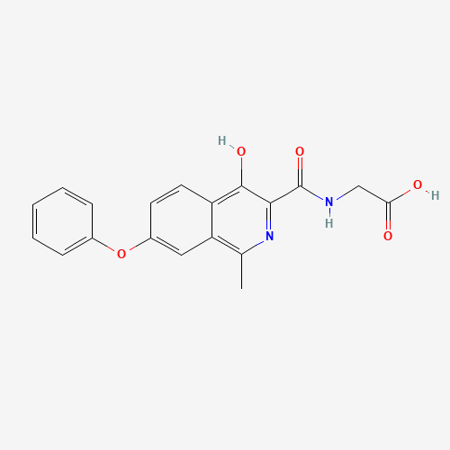 2D chemical (molecular) structure of Roxadustat