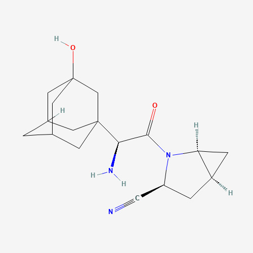 2D chemical (molecular) structure of Saxagliptin