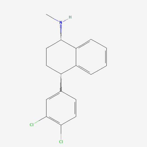 2D chemical (molecular) structure of Sertraline