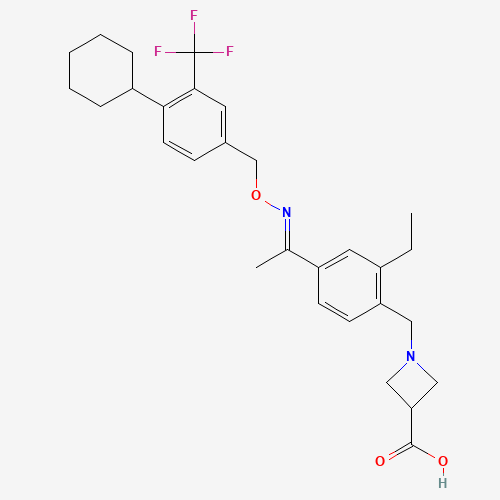 2D chemical (molecular) structure of Siponimod