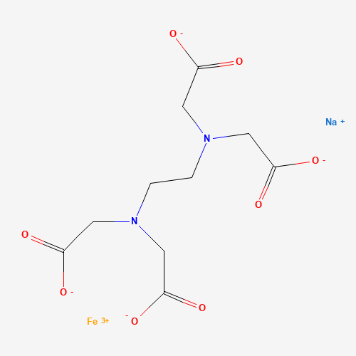 2D chemical (molecular) structure of Sodium feredetate