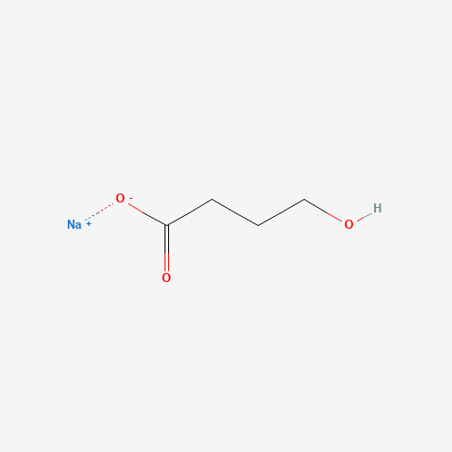 2D chemical (molecular) structure of Sodium oxybate