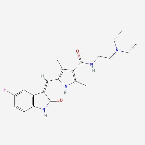 2D chemical (molecular) structure of Sunitinib