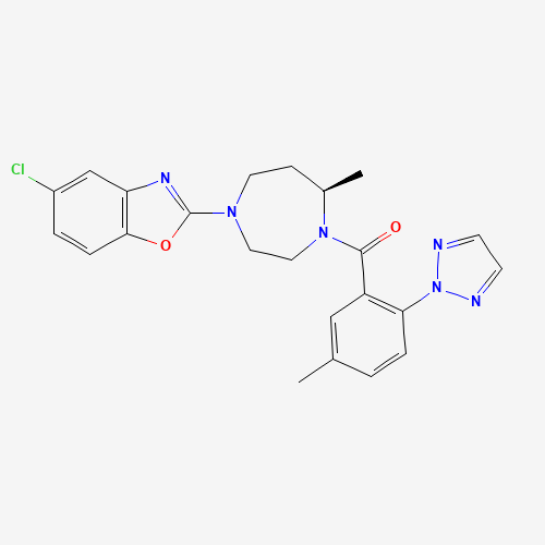 2D chemical (molecular) structure of Suvorexant