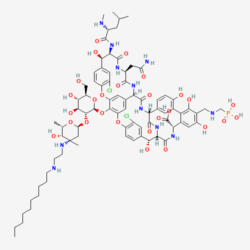 2D chemical (molecular) structure of Telavancin