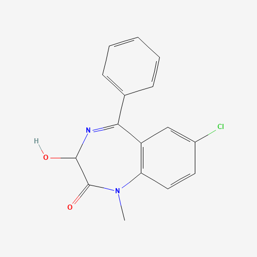 2D chemical (molecular) structure of Temazepam
