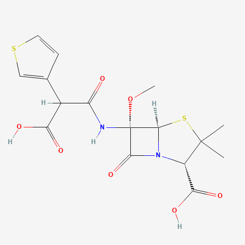 2D chemical (molecular) structure of Temocillin