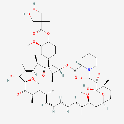 2D chemical (molecular) structure of Temsirolimus