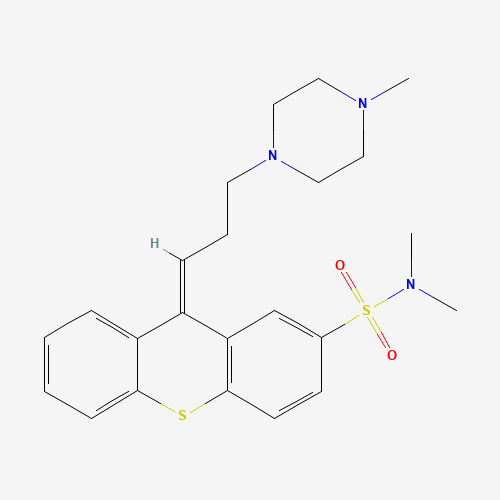 2D chemical (molecular) structure of Thiothixene