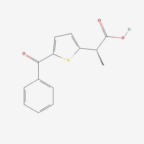 2D chemical (molecular) structure of Tiaprofenic acid
