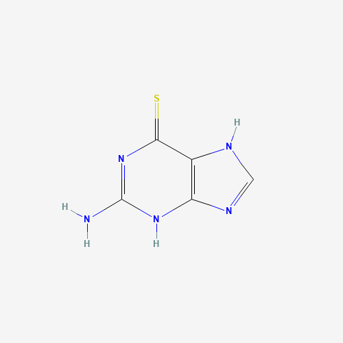 2D chemical (molecular) structure of Tioguanine