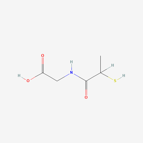 2D chemical (molecular) structure of Tiopronin