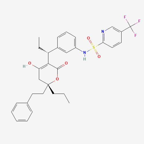 2D chemical (molecular) structure of Tipranavir