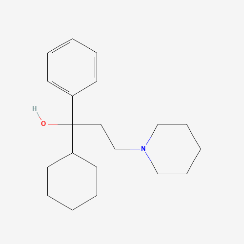 2D chemical (molecular) structure of Trihexyphenidyl