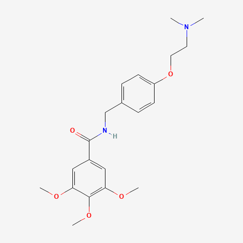 2D chemical (molecular) structure of Trimethobenzamide