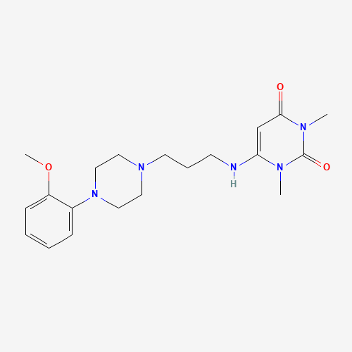 2D chemical (molecular) structure of Urapidil