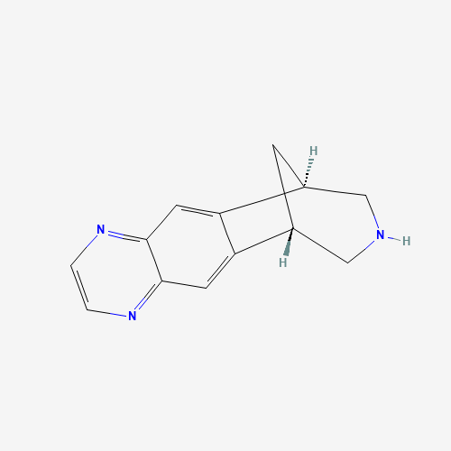 2D chemical (molecular) structure of Varenicline