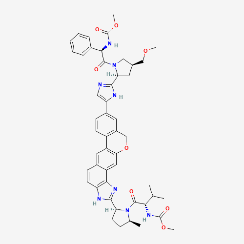 2D chemical (molecular) structure of Velpatasvir