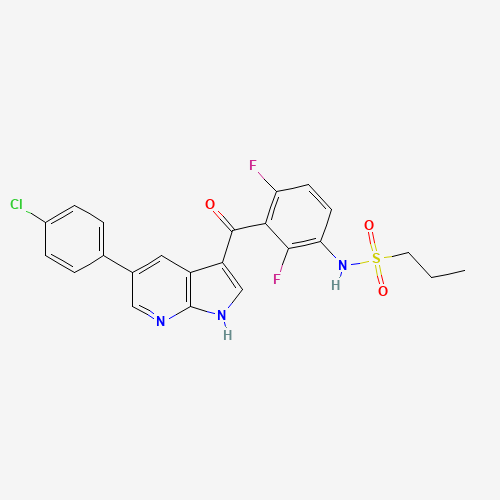 2D chemical (molecular) structure of Vemurafenib