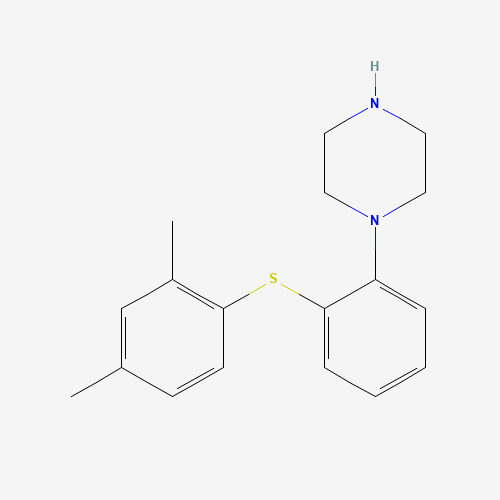 2D chemical (molecular) structure of Vortioxetine