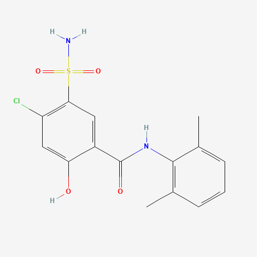 2D chemical (molecular) structure of Xipamide