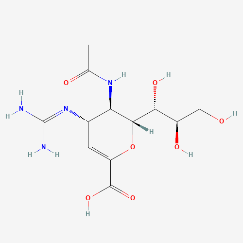 2D chemical (molecular) structure of Zanamivir