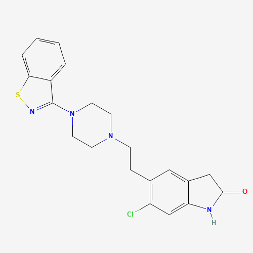 2D chemical (molecular) structure of Ziprasidone