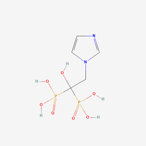 2D chemical (molecular) structure of Zoledronic acid
